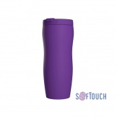 Термостакан "Монтана" с покрытием soft touch 0,4 л., цвет фиолетовый