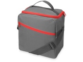 Изотермическая сумка-холодильник «Classic», серо-красная