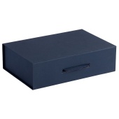 Коробка Case, подарочная, темно-синяя, 35,3 х 24 х10 см