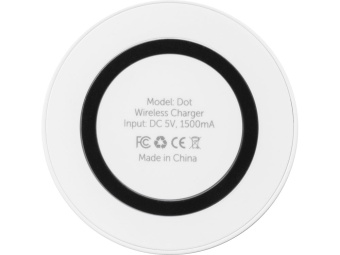 Беспроводное зарядное устройство «Dot», 5 Вт, белый/черный