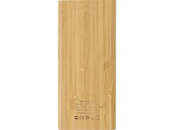 Внешний беспроводной аккумулятор из бамбука «Bamboo Air», 10000 mAh