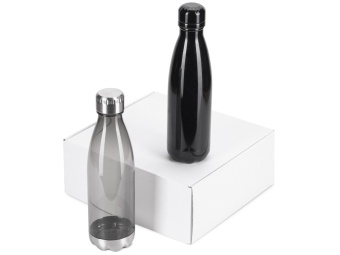 Подарочный набор с термосом и бутылкой «Bottle set», черный