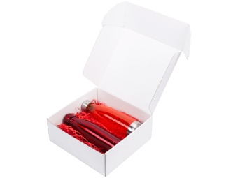 Подарочный набор с термосом и бутылкой «Bottle set», красный